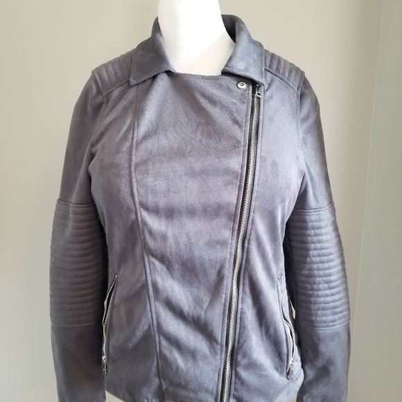 YMI Faux Suede Jacket - Size 1X - Picture 2 of 8
